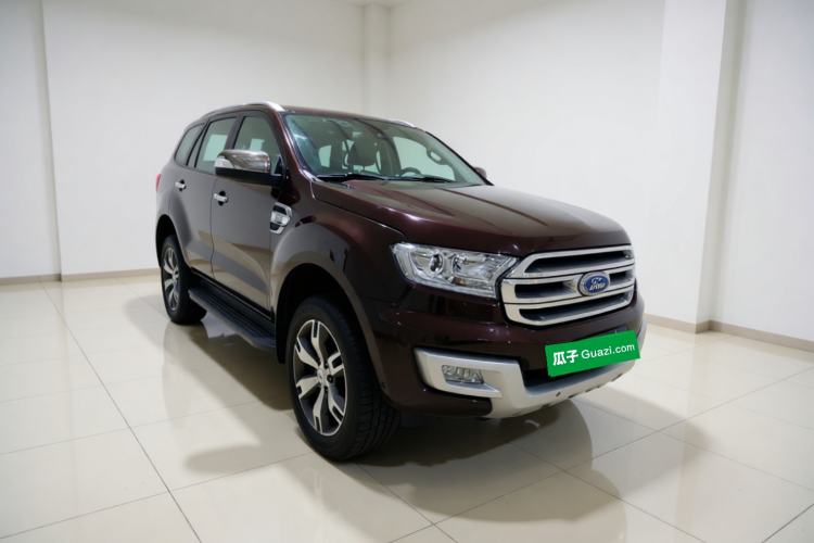 Used Ford Everest 2016 2.0T Gasoline Automatic 4x4 Flagship Edition Front Right 45 Deg