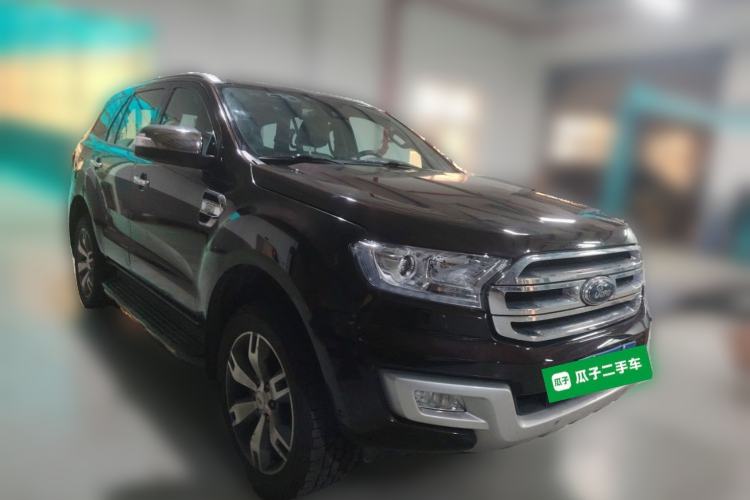 Used Ford Everest 2016 2.0T Gasoline Automatic 4x4 Flagship Edition Front Right 45 Deg