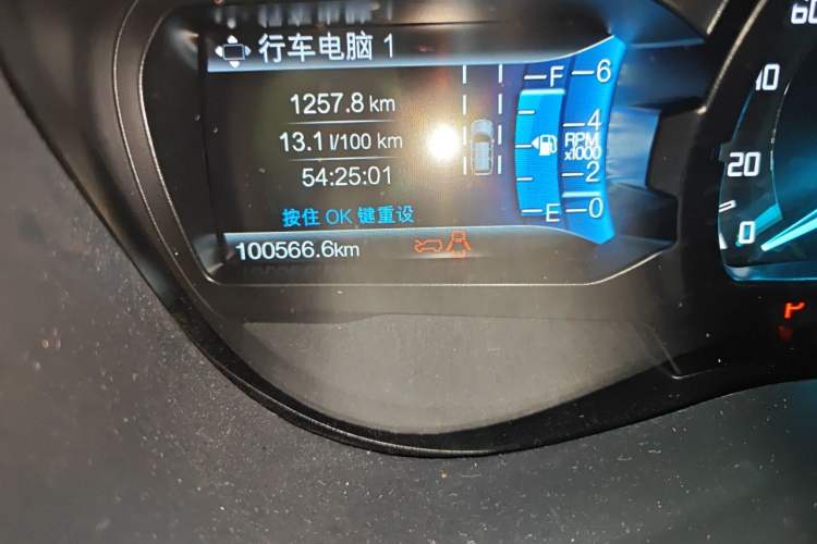 Used Ford Everest 2016 2.0T Gasoline Automatic 4x4 Luxury Edition Odometer Close Up