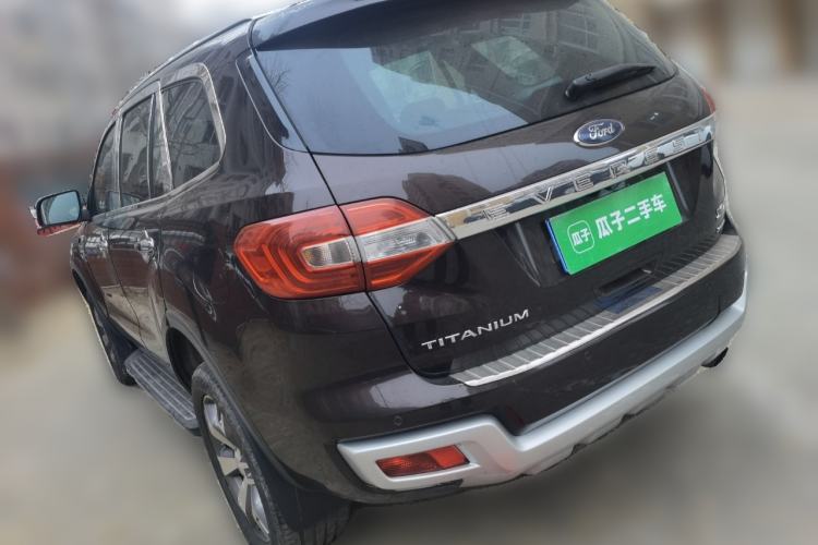 Used Ford Everest 2016 2.0T Gasoline Automatic 4x4 Luxury Edition Rear Left 45 Deg