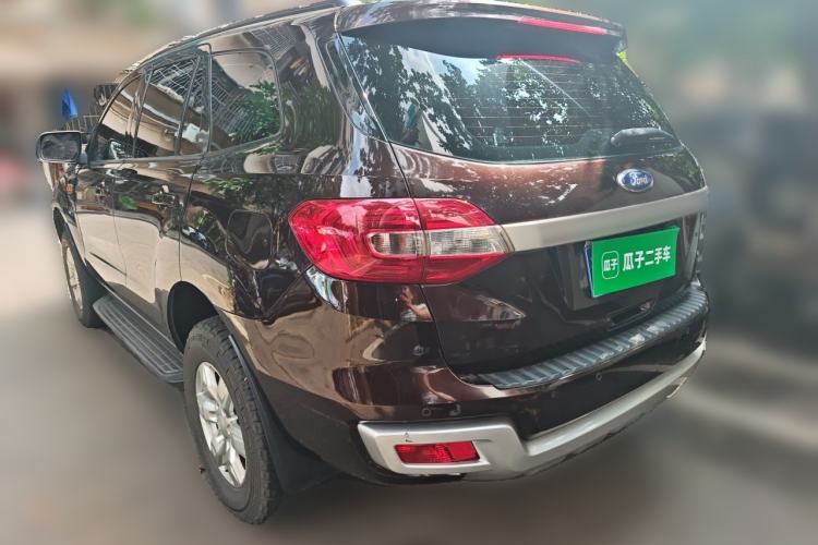 Used Ford Everest 2016 2.0T Gasoline Automatic Two-Wheel Drive Elite Edition Rear Left 45 Deg