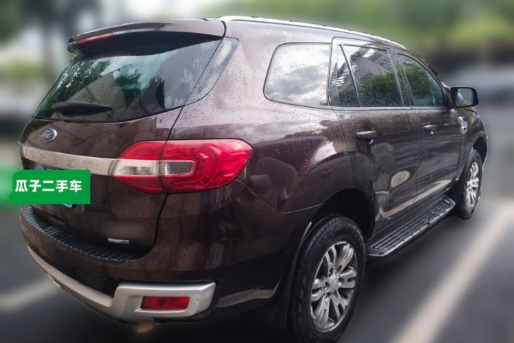 Used Ford Everest 2016 2.0T Gasoline Automatic 4x4 Luxury Edition Rear Right 45 Deg