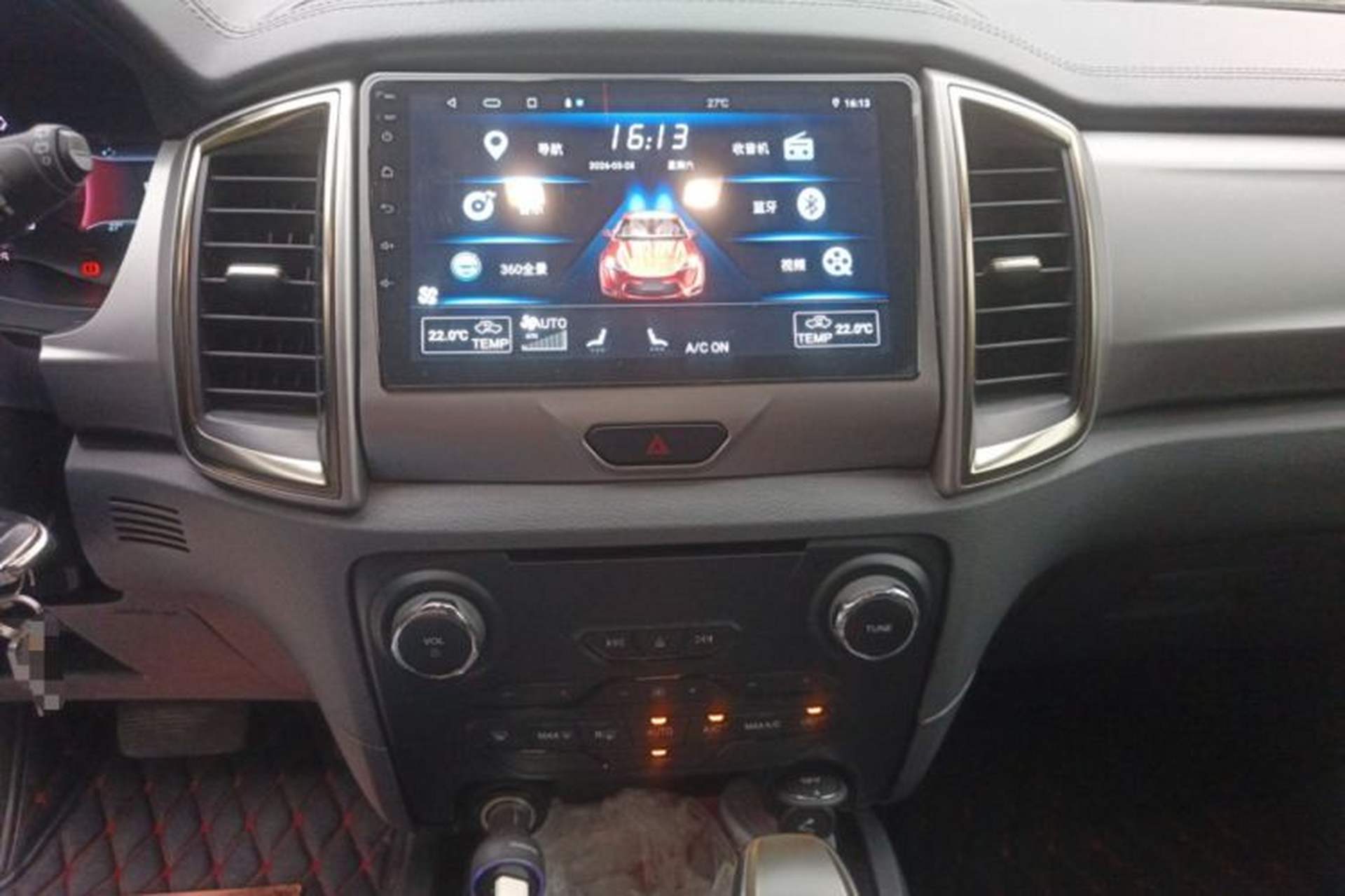 Used Ford Everest 2016 2.0T Gasoline Automatic 4x4 Luxury Edition Audio And AC Panel