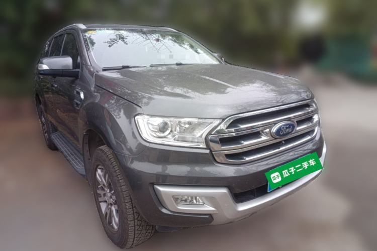Used Ford Everest 2016 2.0T Gasoline Automatic 4x4 Luxury Edition Front Right 45 Deg