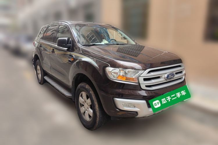 Used Ford Everest 2016 2.0T Gasoline Automatic 4x4 Elite Edition Front Right 45 Deg