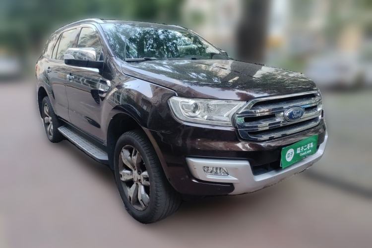 Used Ford Everest 2016 2.0T Gasoline Automatic 4x4 Flagship Edition Front Right 45 Deg