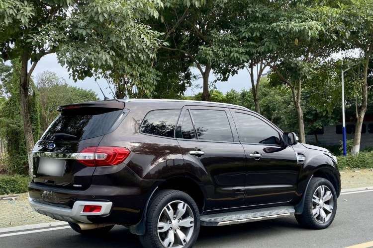 Used Ford Everest 2016 2.0T Gasoline Automatic 4x4 Flagship Edition Rear Right 45 Deg