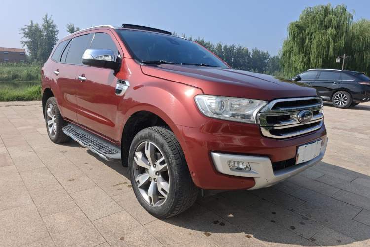 Used Ford Everest 2016 2.0T Gasoline Automatic 4x4 Flagship Edition Exterior 2