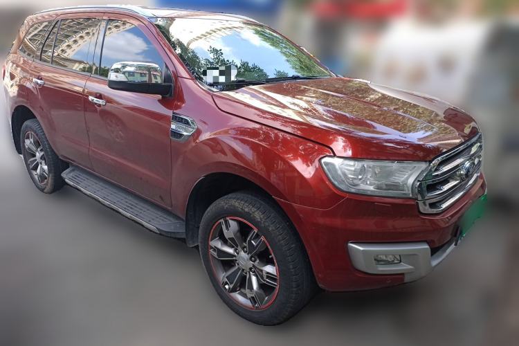 Used Ford Everest 2016 2.0T Gasoline Automatic 4x4 Flagship Edition Front Right 45 Deg