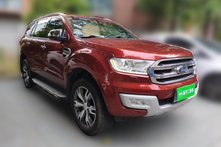 Used Ford Everest 2016 2.0T Gasoline Automatic 4x4 Flagship Edition Front Right 45 Deg