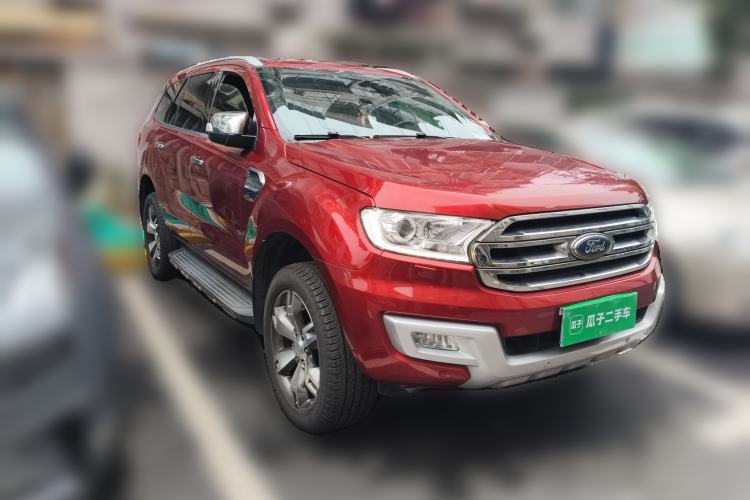 Used Ford Everest 2016 2.0T Gasoline Automatic 4x4 Flagship Edition Front Right 45 Deg