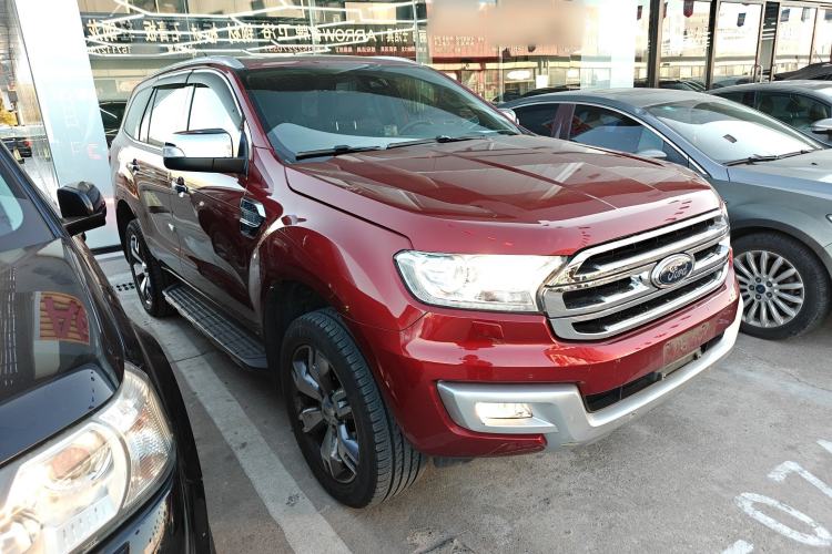 Used Ford Everest 2016 2.0T Gasoline Automatic 4x4 Flagship Edition Front Right 45 Deg