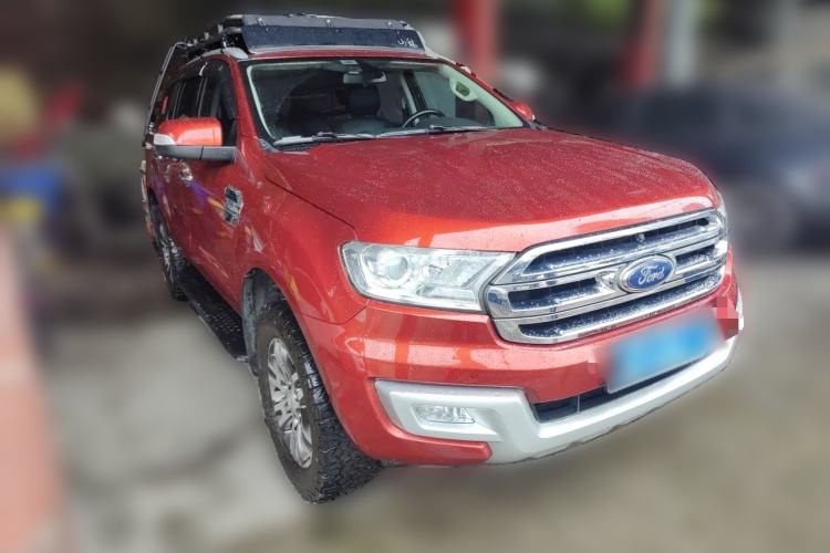 Used Ford Everest 2016 2.0T Gasoline Automatic 4x4 Luxury Edition Front Right 45 Deg