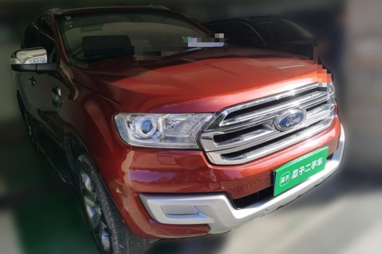 Used Ford Everest 2016 2.0T Gasoline Automatic 4x4 Flagship Edition Front Right 45 Deg