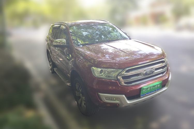 Used Ford Everest 2016 2.0T Gasoline Automatic 4x4 Flagship Edition Front Right 45 Deg