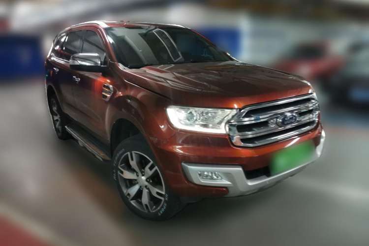 Used Ford Everest 2016 2.0T Gasoline Automatic 4x4 Flagship Edition Front Right 45 Deg