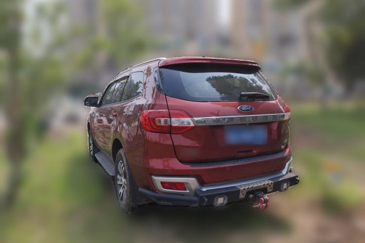 Used Ford Everest 2016 2.0T Gasoline Automatic 4x4 Luxury Edition Rear Left 45 Deg
