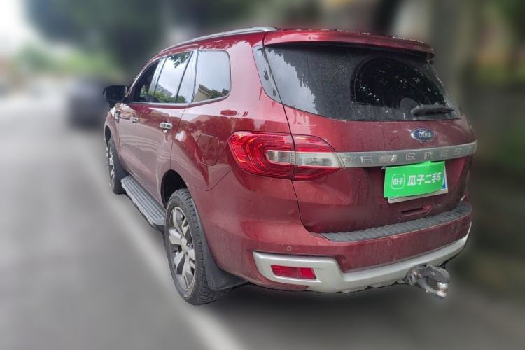 Used Ford Everest 2016 2.0T Gasoline Automatic 4x4 Flagship Edition Rear Left 45 Deg