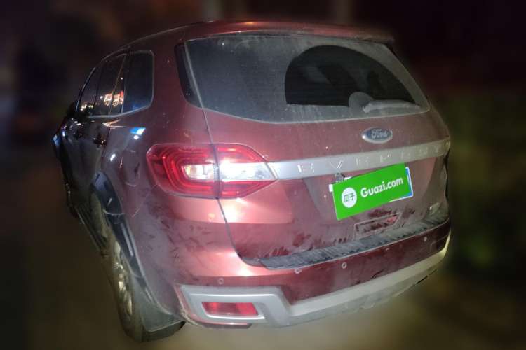 Used Ford Everest 2016 2.0T Gasoline Automatic 4x4 Elite Edition Rear Left 45 Deg