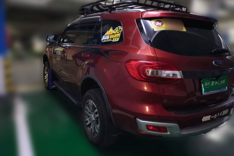 Used Ford Everest 2016 2.0T Gasoline Automatic 4x4 Luxury Edition Rear Left 45 Deg