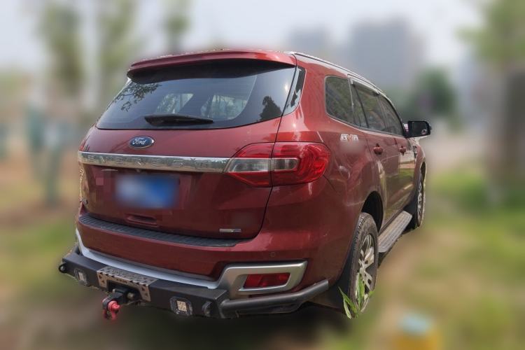 Used Ford Everest 2016 2.0T Gasoline Automatic 4x4 Luxury Edition Rear Right 45 Deg