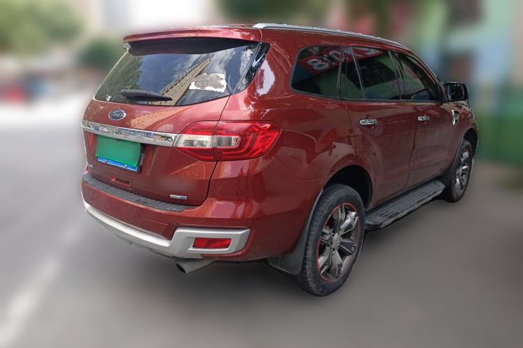 Used Ford Everest 2016 2.0T Gasoline Automatic 4x4 Flagship Edition Rear Right 45 Deg