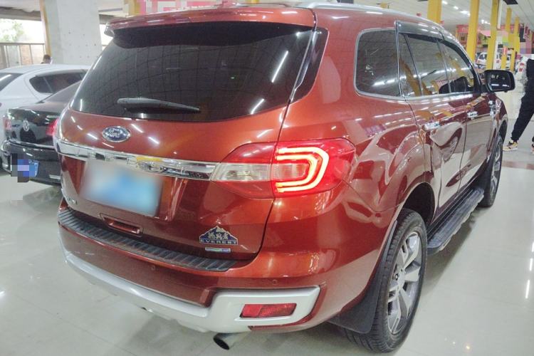 Used Ford Everest 2016 2.0T Gasoline Automatic 4x4 Flagship Edition Rear Right 45 Deg