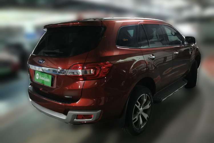 Used Ford Everest 2016 2.0T Gasoline Automatic 4x4 Flagship Edition Rear Right 45 Deg