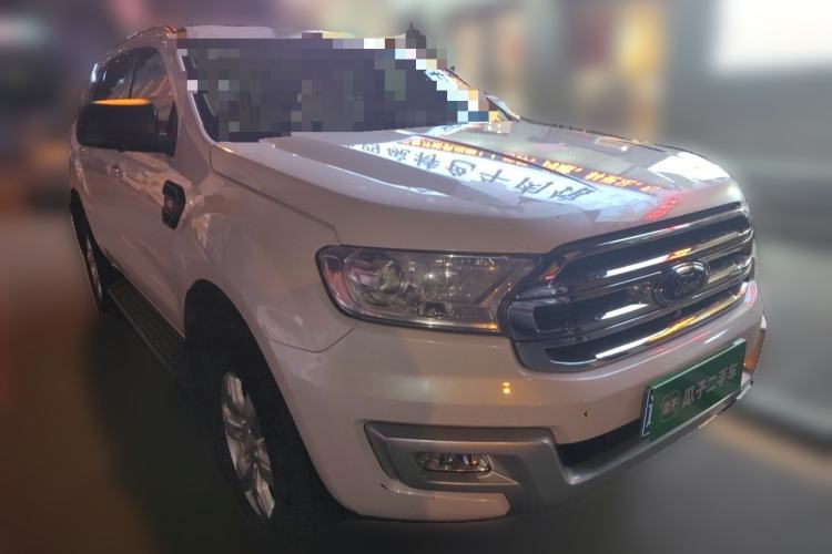 Used Ford Everest 2016 2.0T Gasoline Automatic 4x4 Elite Edition Front Right 45 Deg