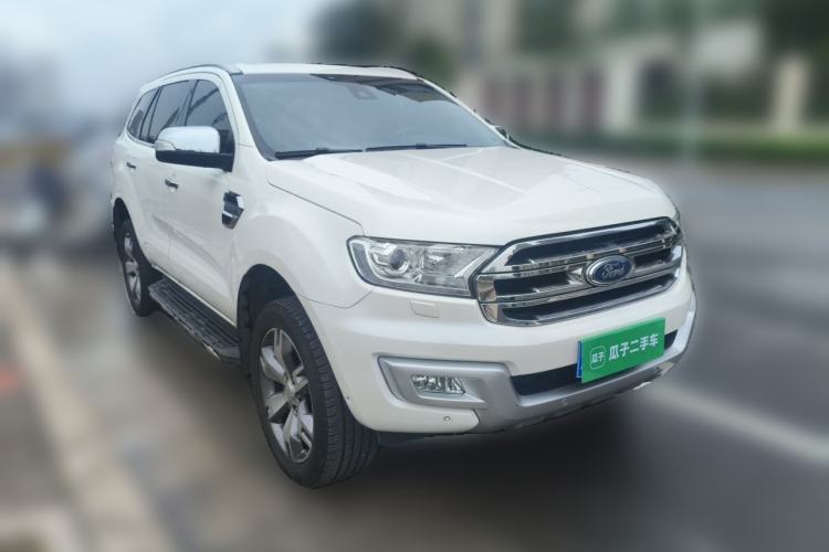 Used Ford Everest 2016 2.0T Gasoline Automatic 4x4 Flagship Edition Front Right 45 Deg