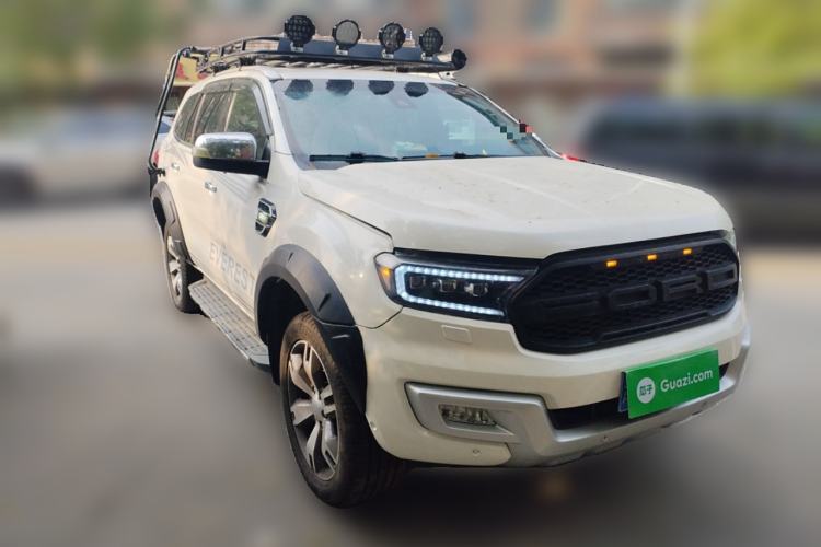 Used Ford Everest 2016 2.0T Gasoline Automatic 4x4 Flagship Edition Front Right 45 Deg