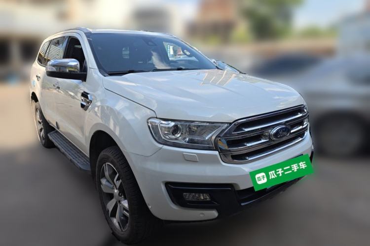 Used Ford Everest 2016 2.0T Gasoline Automatic 4x4 Flagship Edition Front Right 45 Deg