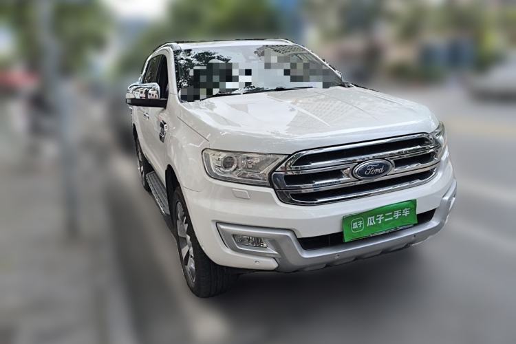 Used Ford Everest 2016 2.0T Gasoline Automatic 4x4 Flagship Edition Front Right 45 Deg