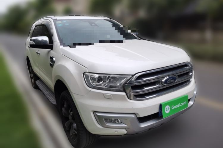 Used Ford Everest 2016 2.0T Gasoline Automatic 4x4 Flagship Edition Front Right 45 Deg