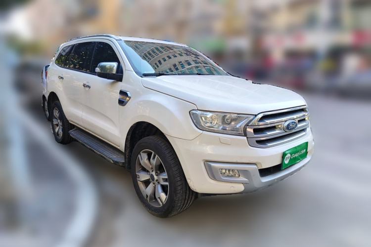 Used Ford Everest 2016 2.0T Gasoline Automatic 4x4 Flagship Edition Front Right 45 Deg