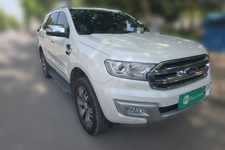 Used Ford Everest 2016 2.0T Gasoline Automatic 4x4 Flagship Edition Front Right 45 Deg