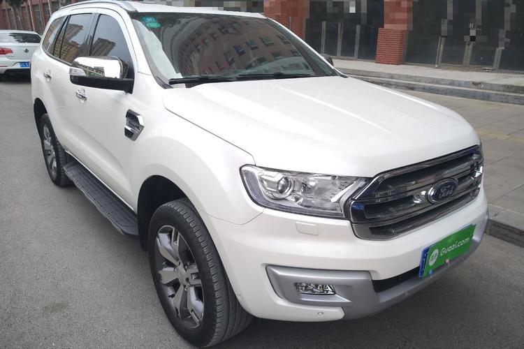 Used Ford Everest 2016 2.0T Gasoline Automatic 4x4 Flagship Edition Front Right 45 Deg