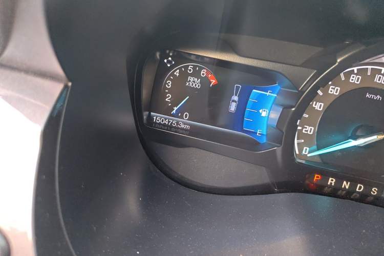 Used Ford Everest 2016 2.0T Gasoline Automatic 4x4 Flagship Edition Odometer Close Up
