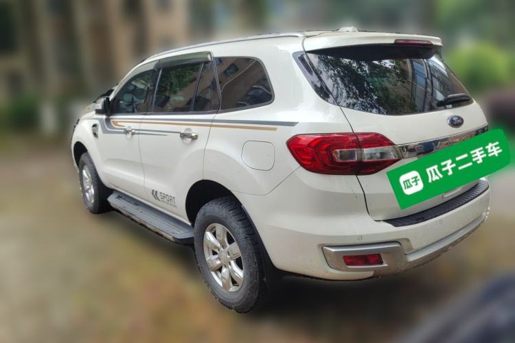 Used Ford Everest 2016 2.0T Gasoline Automatic 4x4 Flagship Edition Rear Left 45 Deg