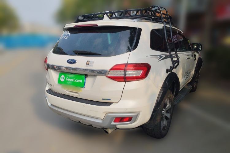 Used Ford Everest 2016 2.0T Gasoline Automatic 4x4 Flagship Edition Rear Right 45 Deg