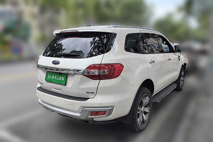 Used Ford Everest 2016 2.0T Gasoline Automatic 4x4 Flagship Edition Rear Right 45 Deg