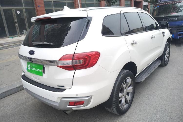 Used Ford Everest 2016 2.0T Gasoline Automatic 4x4 Flagship Edition Rear Right 45 Deg