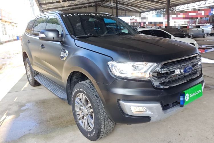 Used Ford Everest 2017 2.0T Gasoline Automatic 4x4 Luxury Edition 5 Seats Front Right 45 Deg