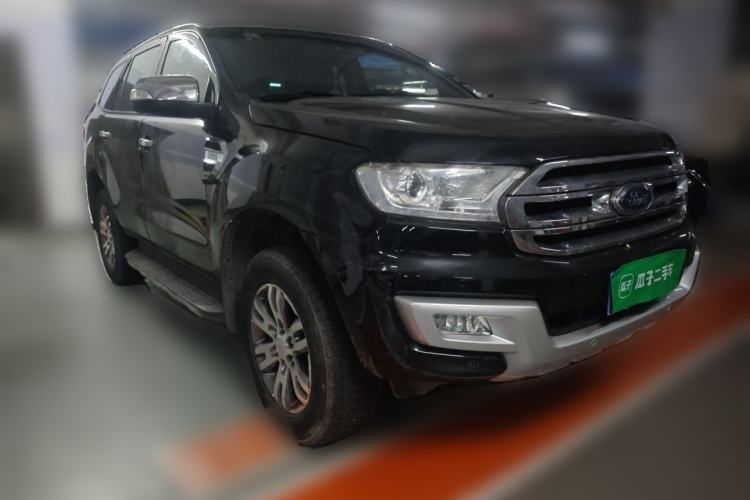 Used Ford Everest 2017 2.0T Gasoline Automatic 4x4 Luxury Edition 7 Seats Front Right 45 Deg