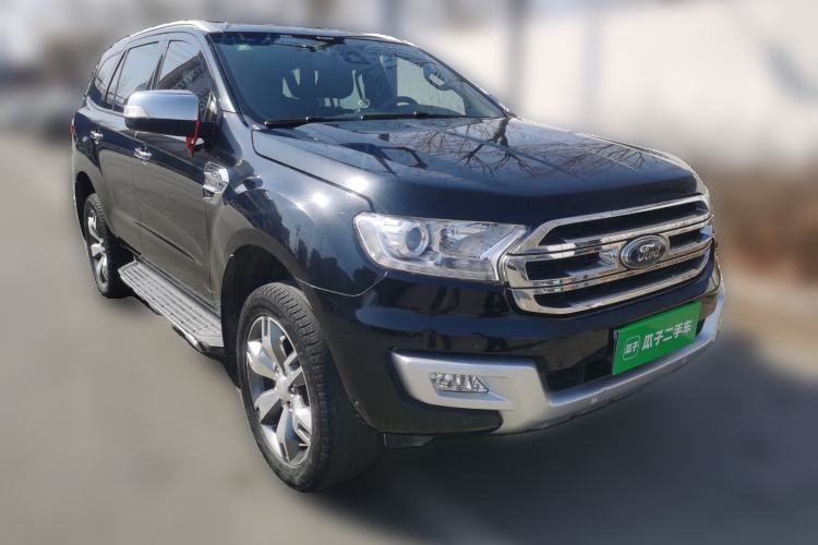 Used Ford Everest 2017 2.0T Gasoline Automatic 4x4 Flagship Edition 7 Seats Front Right 45 Deg