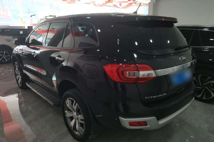 Used Ford Everest 2017 2.0T Gasoline Automatic 4x4 Flagship Edition 7 Seats Rear Left 45 Deg