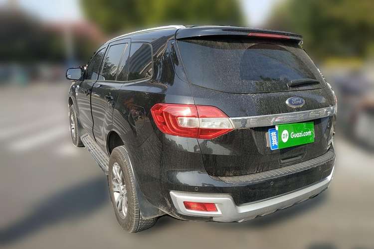 Used Ford Everest 2017 2.0T Gasoline Automatic 4x4 Luxury Edition 7 Seats Rear Left 45 Deg