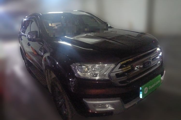 Used Ford Everest 2017 2.0T Gasoline Automatic 4x4 Luxury Edition 5 Seats Front Right 45 Deg