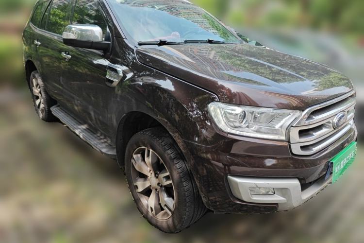 Used Ford Everest 2017 2.0T Gasoline Automatic 4x4 Flagship Edition 7 Seats Front Right 45 Deg