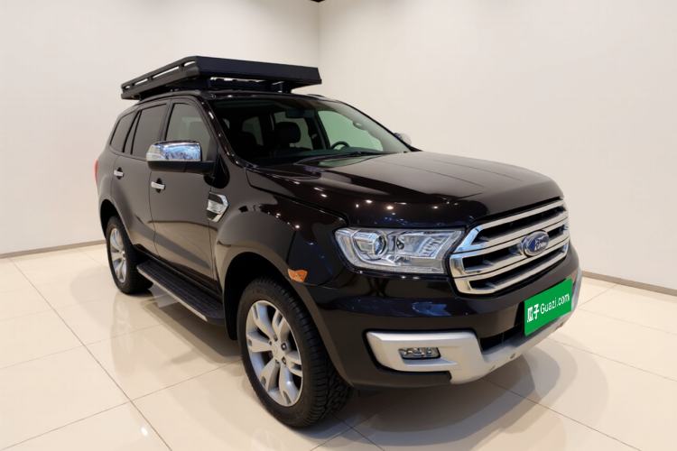 Used Ford Everest 2017 2.0T Gasoline Automatic 4x4 Flagship Edition 7 Seats Front Right 45 Deg